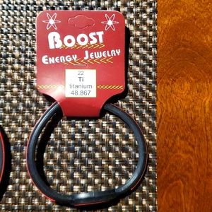 Boost energy bracelet brand new- BLACK AND RED